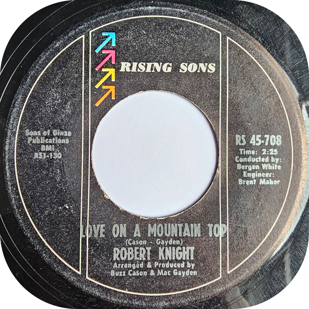 Robert Knight - Love On A Mountain Top - Rising Sons