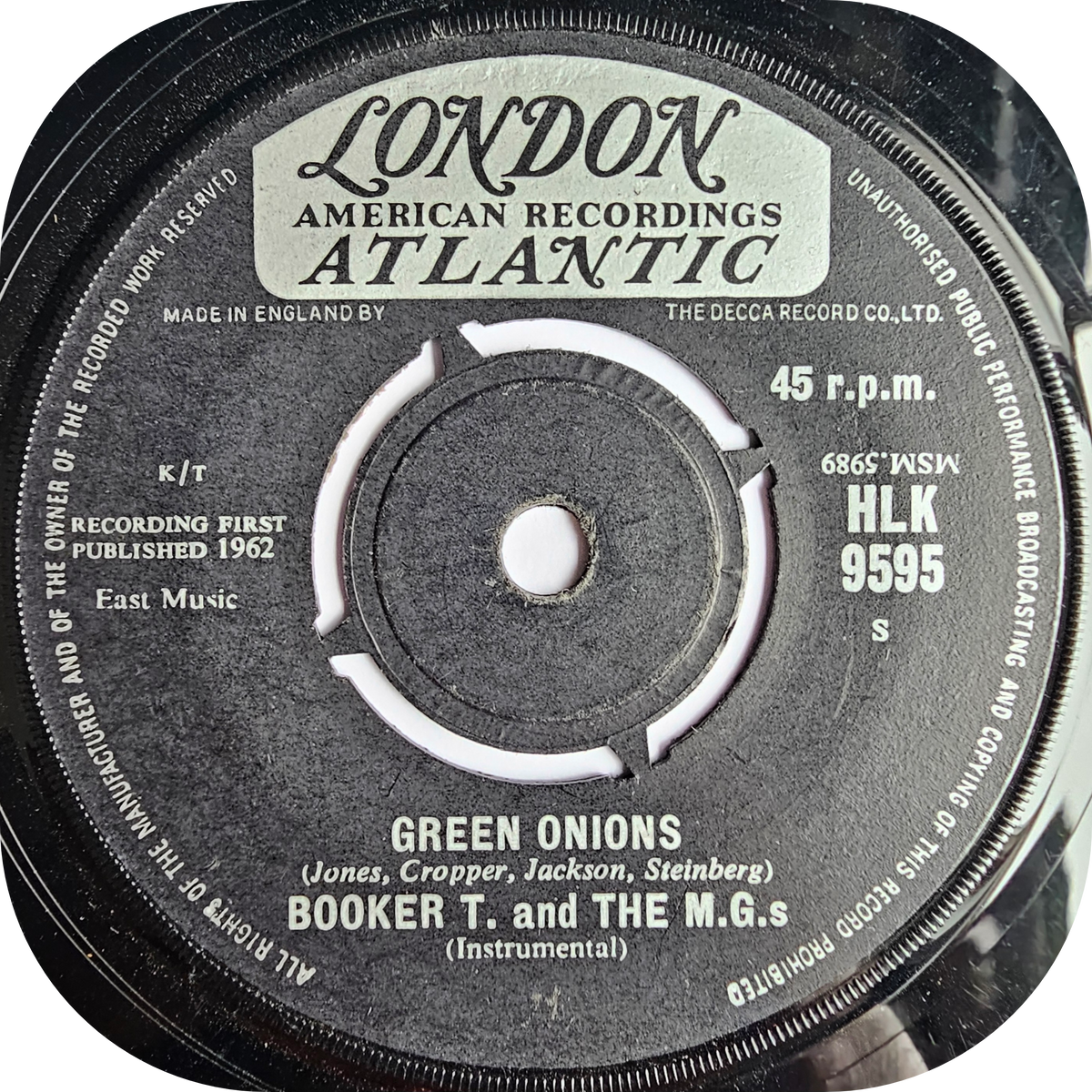 Booker T - Green Onions - London