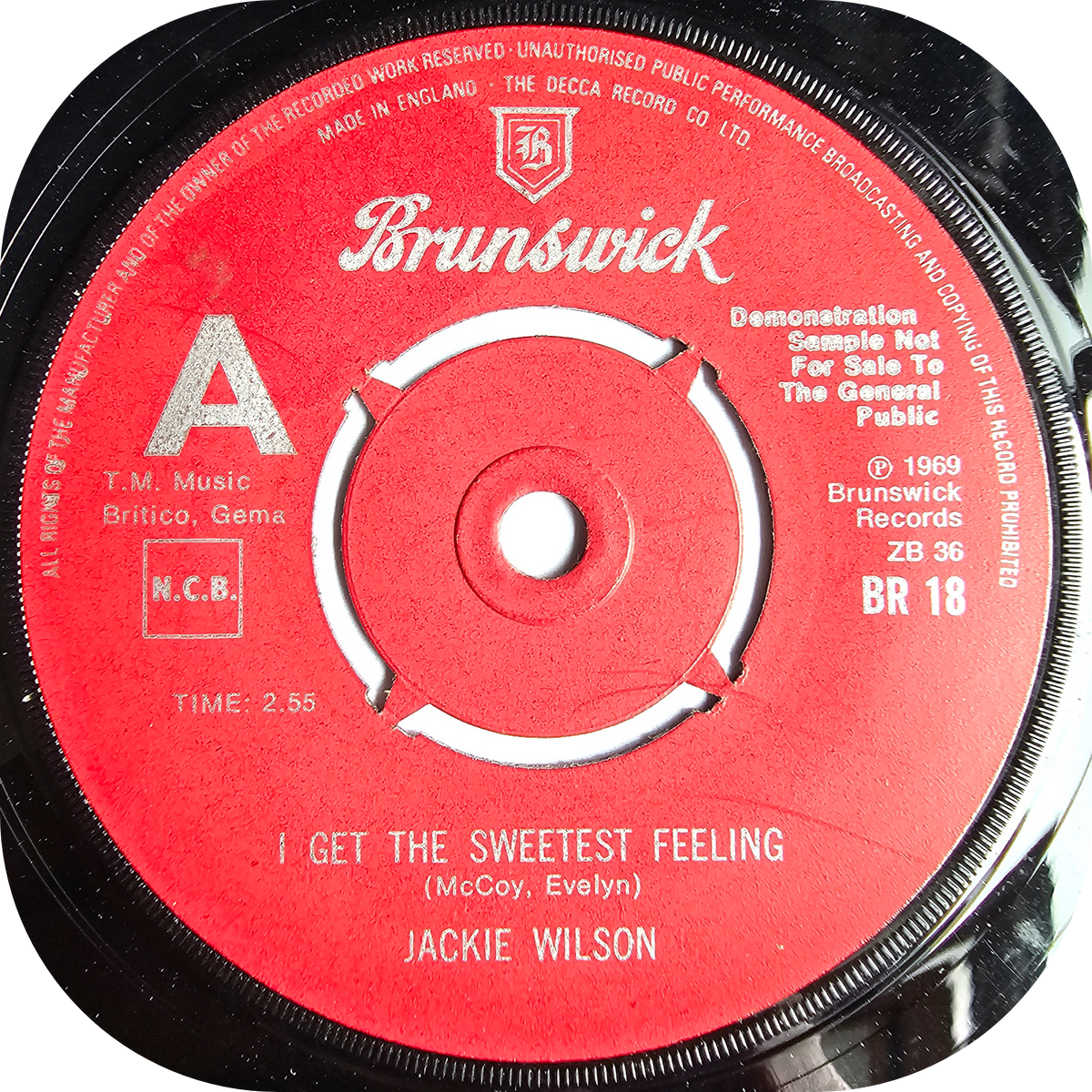 Jackie Wilson - I Get The Sweetest Feeling - Brunswick DEMO