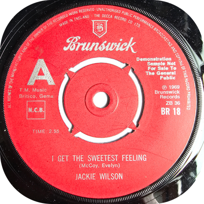 Jackie Wilson - I Get The Sweetest Feeling - Brunswick DEMO