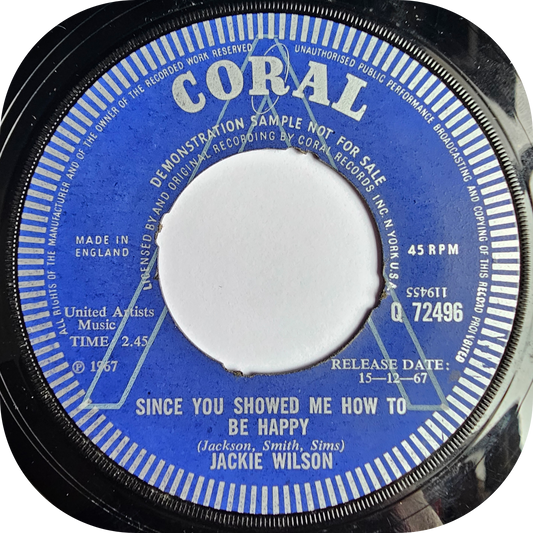 Jackie Wilson - Since You Showed Me How To Be Happy - Coral DEMO