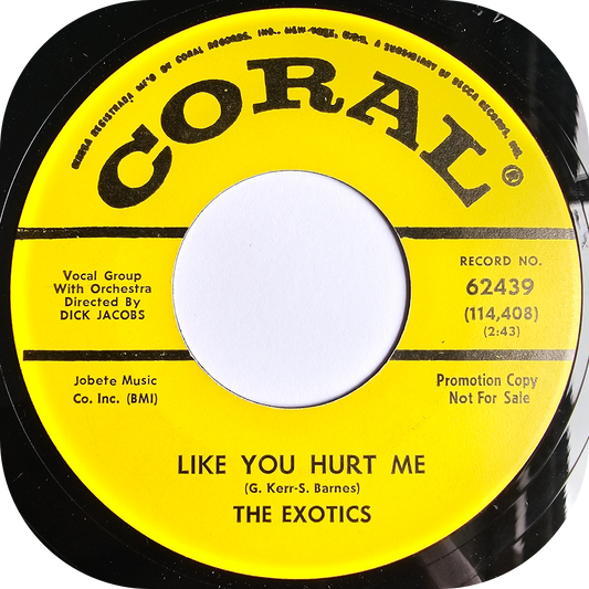 Exotics, The - Like You Hurt Me - Coral DEMO