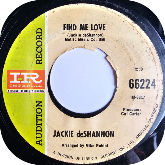 Jackie DeShannon - Find Me Love - Imperial DEMO