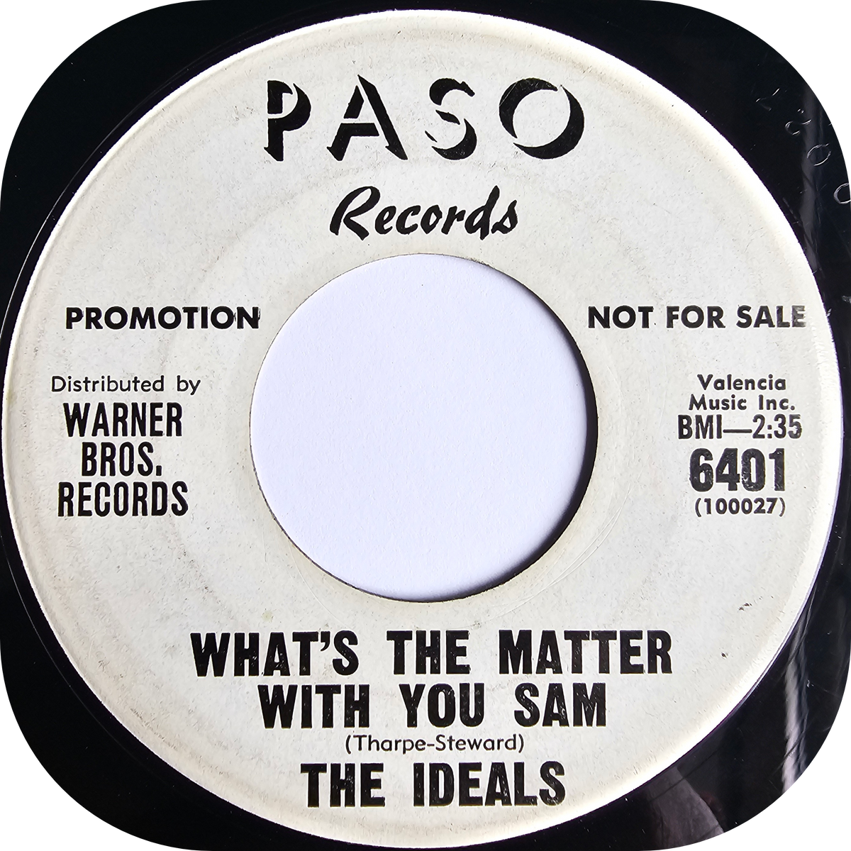 Ideals, The - What's The Matter With You Sam - Paso DEMO