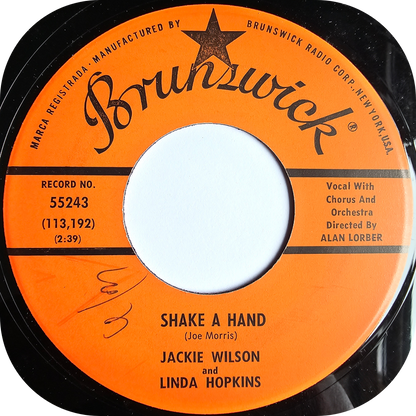 Jackie Wilson & Linda Hopkins - Shake A Hand - Brunswick