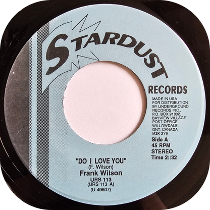 Frank Wilson - Do I Love You - Stardust