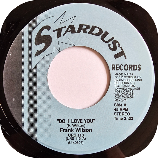 Frank Wilson - Do I Love You - Stardust